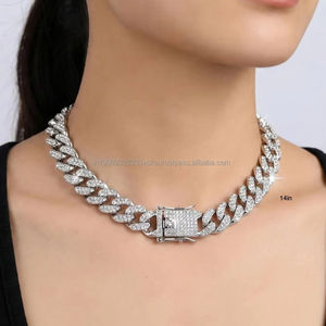 Pulsera Hip Hop de Plata 925 con Baño de Rodio, Diseño Miami Link con Diamantes de Corte Brillante, Joyería Unisex para Aniversario - Product Image 4