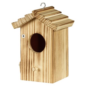 Casa para Pájaros Hecha a Mano, Ecológica y Tradicional de Madera de Sheesham con Percha - Decoración del Hogar, Madera de Palisandro India al por Mayor - Product Image 1