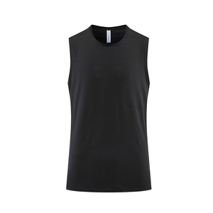 ARTIZ INTERNATIONAL Débardeur côtelé homme en polyester/coton, imprimé personnalisé, anti-boulochage, respirant, séchage rapide, col en U, sans manches - Product Image 2