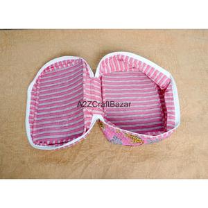 Sac de voyage écologique en coton pour cosmétiques, avec poignée souple, grande capacité, fermeture éclair étanche - Product Image 5