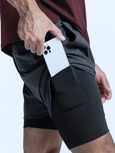 Athletic Men's Casual Drawstring Quick Dry <b>Cargo</b> Running <b>Shorts</b> <b>Lightweight</b> Breathable Gym Workout Training Elastic Mid Waist - Product Image 2