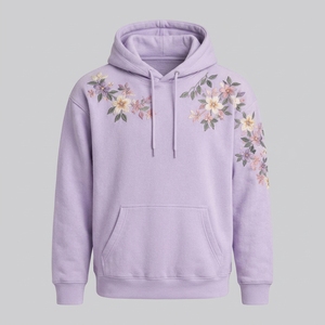 Premium men embroidered <b>hoodie</b> provides warmth <b>soft</b> comfort and detailed embroidery for modern casual styling throughout the day - Product Image 5