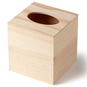 Boîte à mouchoirs rectangulaire en teck, style nordique, design autoportant pour la maison, les hôtels, les cafés, les bureaux, décoration de table - Product Image 5
