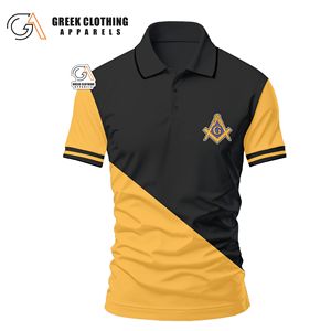 Polo de Alta Calidad con Estampado, Manga Corta, Superventas, Color Sólido, Sublimado, para Golf, Masónico, para Hombre - Product Image 6