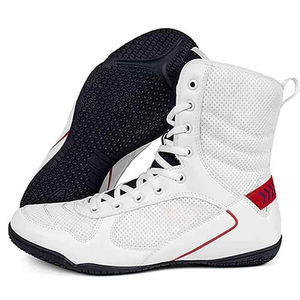 Chaussures de boxe sur mesure de haute qualité avec votre propre logo, collection d'usine en promotion, chaussures de boxe respirantes avec le meilleur service OEM - Product Image 5