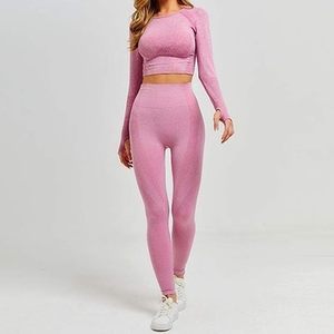Leggings de sport pour femmes avec soutien-gorge de sport rembourré à dos nageur, ensemble deux pièces pour l'entraînement - Product Image 1