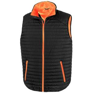 Chaleco Acolchado de Lona Ligero Informal Personalizado para Hombre, Transpirable, Impermeable, Reversible, con Capucha, Sin Mangas, Aislante para Invierno - Product Image 2