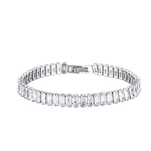 Bracelet en Moissanite Argent 925 – Alternative Élégante au Diamant – Bracelet Tennis – Idée Cadeau Fête des Mères – Moissanite Argentée - Product Image 1