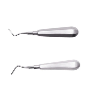 Elevador dental curvo de acero inoxidable, elevador manual de raíces, extractores de dientes, instrumentos quirúrgicos - Product Image 6