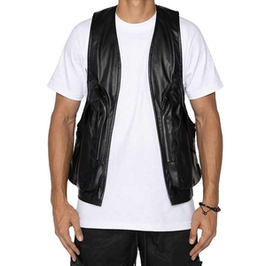 Bold Breathable Lightweight Mens Vests Sleek Comfortable Casual Outfit Choice for Biker Street Style Timeless Everyday Wardrobe - Product Image 6