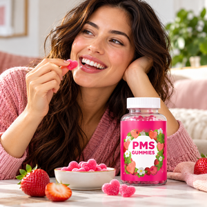 Gummies de soutien du cycle menstruel pour femmes, marque privée OEM, avec vitamines B, 60 unités, complément alimentaire, formule personnalisée, logo personnalisé - Product Image 4