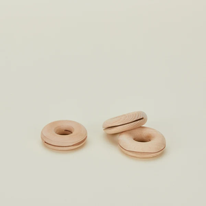Clips en bois de hêtre très demandés, trois pièces, design tendance, pour sceller et conserver les aliments - Product Image 1