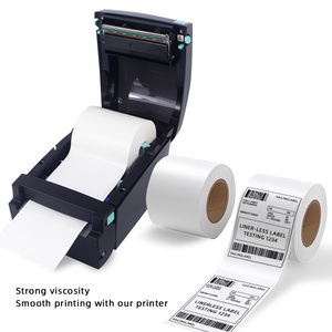 80X80Mm 3 1/8 "x 263 '3 1/8" POS ฉลากความร้อนไร้เหนียว - Product Image 4