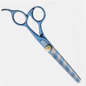 Tijeras de Peluquería Profesionales de Acero Inoxidable, Ligeras, Negras y Rojas, para Adelgazar el Cabello, para Uso en Salones de Belleza - Product Image 3