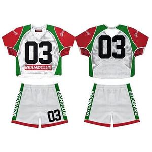 Maillot de football américain vintage unisexe surdimensionné personnalisé, style streetwear, en jersey et maille, deux pièces - Product Image 5