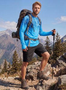 Customized Men's Swim Clothes UV Sun Protection <b>Long</b> <b>Sleeve</b> Quick Dry <b>Compression</b> <b>Shirts</b> - Product Image 4