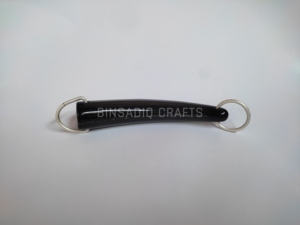 BINSADIQ CRAFTS Asas para Bolsos de Cuerno de Búfalo, Plateadas con Níquel, Acabado Negro Pulido, Modernas, 100% Ecológicas, para Bolsos de Mujer, DIY - Product Image 2