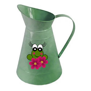 เหยือกโลหะชุบสังกะสีสำหรับตกแต่งโต๊ะพร้อมผู้ผลิตผึ้งสำหรับตกแต่งบ้าน - Product Image 5