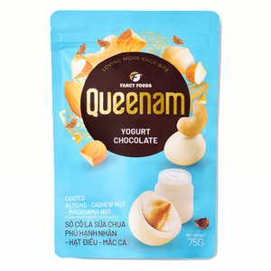 Meilleures ventes : Dragées chocolatées HALAL OEM/ODM 75G, enrobées de chocolat au yaourt, aux amandes, aux noix de cajou et aux noix de macadamia, en vrac, pour la vente en gros, snacks et bonbons - Product Image 1