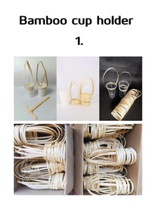 Support à gobelets en jacinthe d'eau en gros – Fournisseur Vietnamien – Idéal pour le service à emporter de café, thé et boissons - Product Image 2