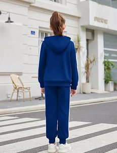 Conjunto Deportivo de Moda para Niños, Chaqueta con Cremallera y Logotipo de Marca Personalizado, Pantalones Deportivos, Ropa de Invierno, Estilo Urbano - Product Image 3