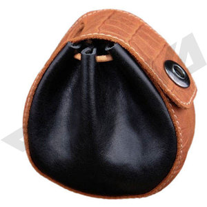 square shape leather <b>dice</b> pouch in brown leather for <b>dice</b> games in very cheap prices - Product Image 5