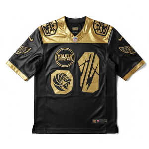 Maillot de football américain personnalisé sublimé, respirant, à séchage rapide, en mesh, uniforme d'équipe, logo OEM, vêtements de sport de haute qualité - Product Image 1