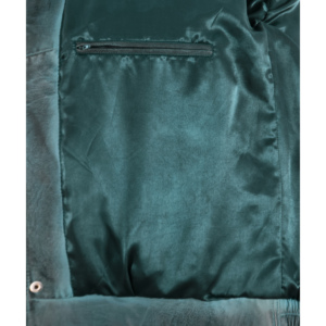 Veste bomber pour homme en cuir Napa véritable 100% personnalisée, vintage, cirée, hiver, décontractée, boutons pression, doublure en polyester, ODM, marque privée - Product Image 6