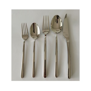 Factory Direct Sales Stainless Steel <b>Flatware</b> <b>Set</b> Modern Polished Metal Cutlery <b>Set</b> For Home Restaurant Use In Competitive Price - Product Image 1