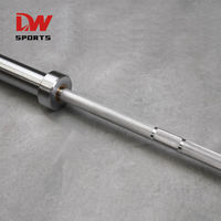 Barre d'haltères olympique professionnelle DW SPORTS 2,2 m 20 kg pour la musculation