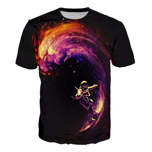 Nouveaux T-shirts pour hommes ODM de haute qualité, 100% coton, sublimation, avec design tendance Ringer, Fortleo - Product Image 3