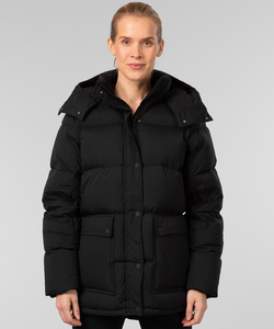 High Quality Long Minimalist Safari Jacket Winter Waterproof Windproof Breathable Warm Fluffy Hooded Detachable <b>Hat</b> Customizable - Product Image 3