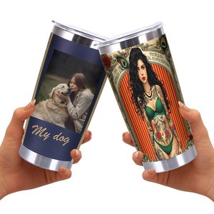 Stainless Steel Tumbler 20oz Vacuum <b>Insulated</b> Double Wall Travel <b>Cup</b> All Weather Use - Product Image 2