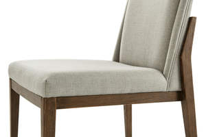 เก้าอี้รับประทานอาหารสไตล์สแกนดิเนเวียนทันสมัย ทนทาน โครงไม้บีชเนื้อแข็ง หุ้มผ้าลินิน สำหรับเฟอร์นิเจอร์ห้องรับประทานอาหาร บ้าน สำนักงาน โรงพยาบาล - Product Image 5