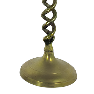 Portavelas de Latón y Aluminio Antiguo Vintage, Juego de 2, para Decoración del Hogar, Acabado en Latón, Fundido a Mano, Personalizado - Product Image 4