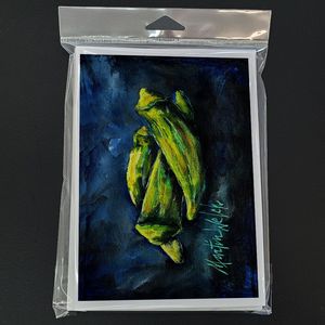 Okra Bleu A7 Tarjetas de felicitación Paquete de 8 tarjetas de notas en blanco caprichosas con sobres Tamaño 5x7 - Product Image 3