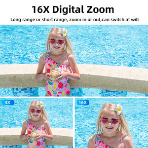 Appareil photo numérique étanche 4K 56MP avec zoom 16x, double écran, lumière LED anti-tremblement et autofocus pour la natation - Prix de gros - Product Image 5