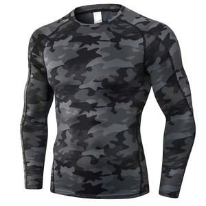 เสื้อรัดกล้ามเนื้อแขนยาวแบบกำหนดเอง ผู้ผลิต OEM ลายพราง - Product Image 1