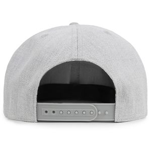 Gorra Snapback Gris de 6 Paneles, Unisex, de Sarga de Algodón, Ajustada, Estilo Béisbol, Color Sólido, Talla Adulto 58-60CM - Product Image 5
