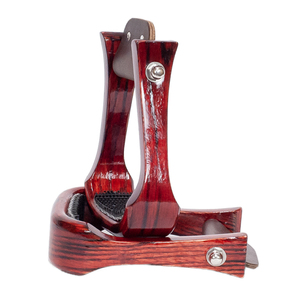 Natural Wood Horse Stirrups Handmade Equestrian Riding <b>Footrests</b> Strong Construction Traditional Saddle Tack Accessories - Product Image 1