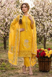 Premium Roman <b>Silk</b> Trendy Pakistani Style <b>kurta</b> Pant With Dupatta And Work Embroidered <b>Kurta</b> - Product Image 5