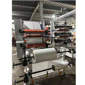 Kunststoff BOPP PE Filmrolle MINI <span class=keywords><strong>Flexo</strong></span> Flexodruck maschine 4 Farbe - Product Image 5