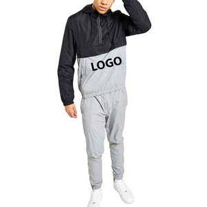 Custom Made Men Sets Two Piece Windbreaker Shorts and <b>Jacket</b> Tracksuit Reflective Zip up Nylon Two Piece Windbreaker Short Set - Product Image 1