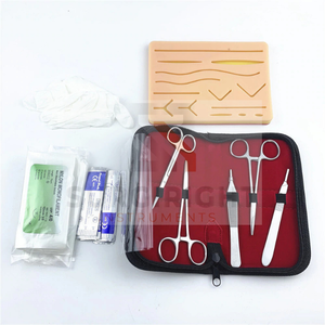 Kit de Entrenamiento Médico Quirúrgico con Estuche de Acero y Cuero, Kit de Práctica de Sutura Quirúrgica, Instrumentos Médicos de Blush Surgical - Product Image 5