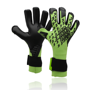 Gants de gardien de but pour adultes, respirants, antidérapants, à doigts entiers, en latex allemand, fermeture auto-agrippante, OEM/ODM - Product Image 6