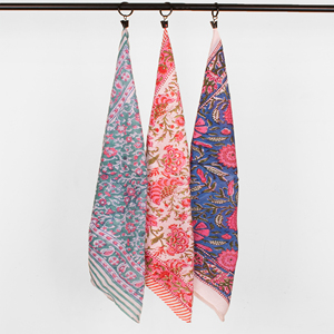 Pañuelo estilo bohemio de algodón multicolor, bandana, bufanda con estampado paisley, hecho a mano, para la cara, unisex, banda para el pelo, Craftjaipur - Product Image 5