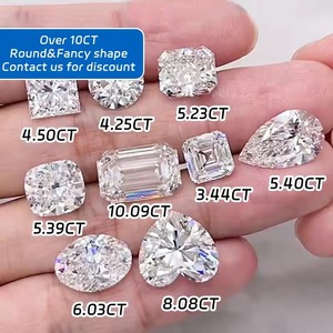 Diamants de laboratoire en vrac de qualité supérieure, taille brillant certifiée, couleur D, 0,5 à 6 carats, pour la fabrication de bijoux, D VINS JEWELS, vente en gros, nouveauté - Product Image 1