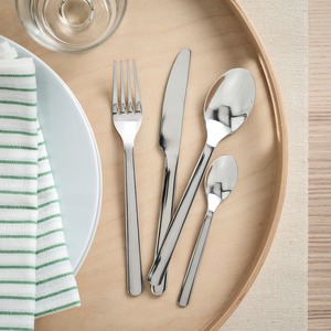 Cuillères à thé en acier inoxydable GLOSSY TOUCH ART, design minimaliste, finition martelée, ensemble d'ustensiles de table portables pour la maison - Product Image 6