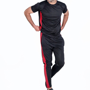 Nouveau survêtement homme de haute qualité 100 % coton uni respirant pour l'été, à manches courtes, pour le sport et les loisirs en extérieur - Product Image 6