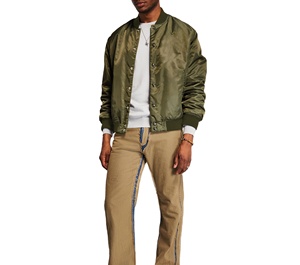 Veste universitaire de fabricant avec broderies chenille et patchs, veste de baseball brodée de haute qualité - Product Image 5